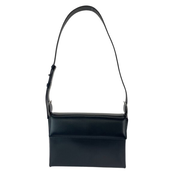 SALVATORE FERRAGAMO Black Leather Shoulder Bag - Picture 1 of 10
